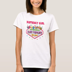 GEBURTSTAGS-MÄDCHEN Las- VegasT - Shirt