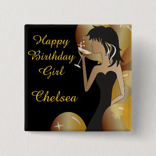 Geburtstags-oder Button