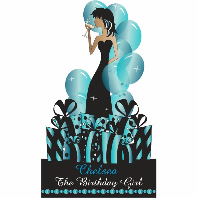 Geburtstags-oder Freistehende Fotoskulptur (Vorne)