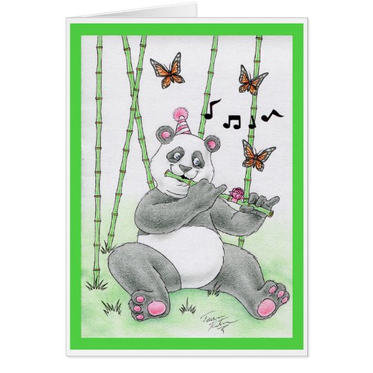 Geburtstags-Panda-Bär Karte