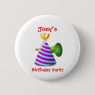 Geburtstags-Party Button