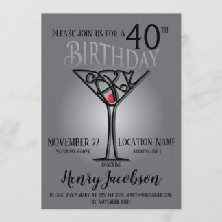 Geburtstags-Party Einladung