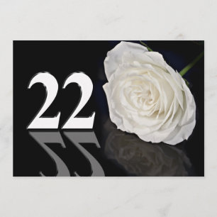 Geburtstags-Party Einladung 22 Jahre alt