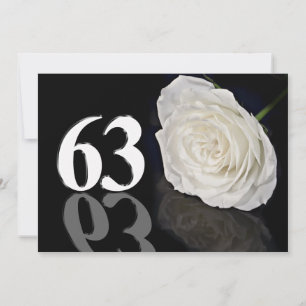 Geburtstags-Party Einladung 63 Jahre alt
