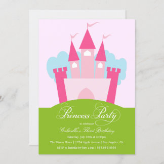 Geburtstags-Party Einladung Prinzessin-Party |