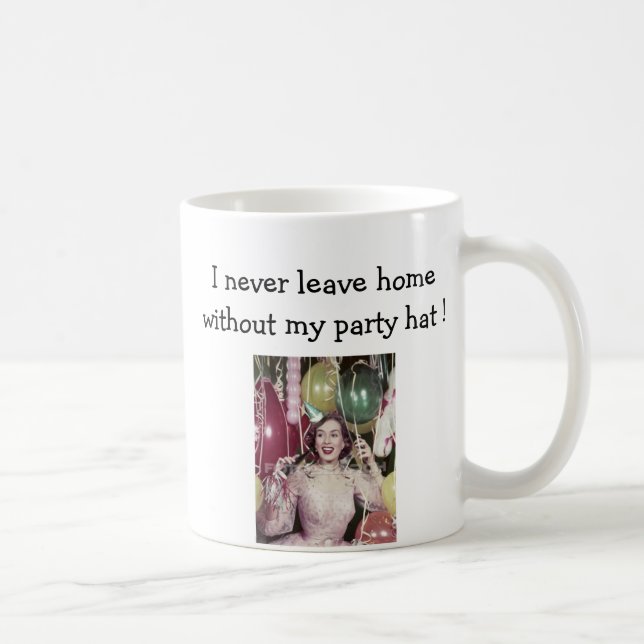 Geburtstags-Party-Hut Kaffeetasse (Rechts)