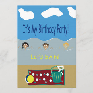 Geburtstags-Party ließ uns schwimmen Einladung