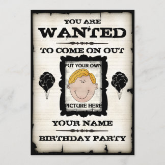 Geburtstags-Party wollte Einladungen