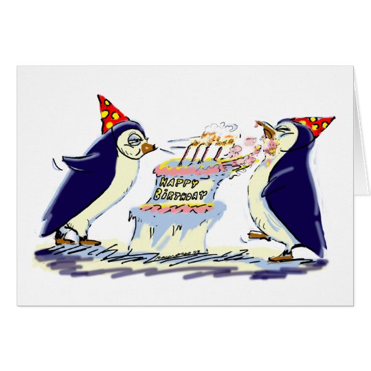 Geburtstags-Pinguine Karte