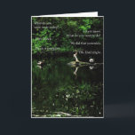 Geburtstags-Quaken Karte<br><div class="desc">Ein Foto von zwei Enten auf einem Teich,  der miteinander über was zu tun spricht. Quacking ist die offensichtliche Wahl! Innerhalb es liest "Hoffnung,  die Ihr Geburtstag aller ist,  es Quacked hat oben zum zu sein!" Die Rückseite hat ein Fliegenschweinlogo. Spaß und albernes!</div>
