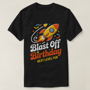 Geburtstags-T-Shirt 'Blast Off' T-Shirt