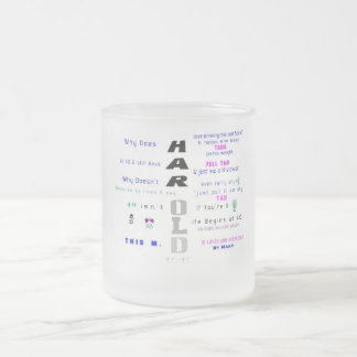 Geburtstags-Tasse - H Mattglastasse