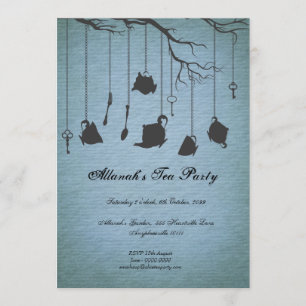 Geburtstags-Tee-Party Einladung
