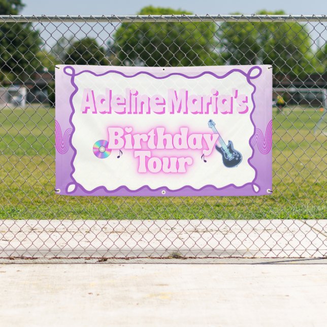 Geburtstags-Tour Purple Banner (Insitu)