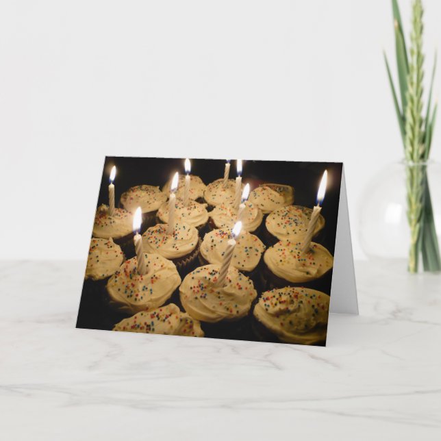 Geburtstags-Wünsche Karte (Vorderseite)