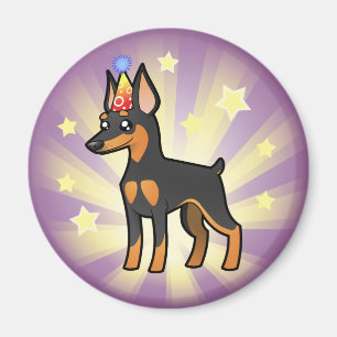 Geburtstags-Zwergpinscher/Manchester Terrier Magnet