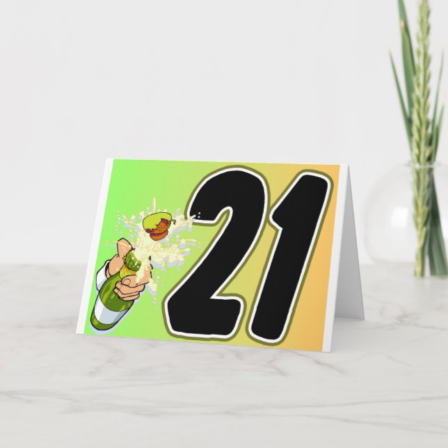 Geburtstagsartikel Karte (Vorderseite)