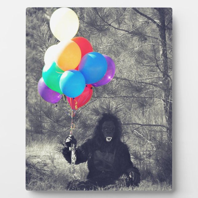 Geburtstagsballons Fotoplatte (Vorderseite)