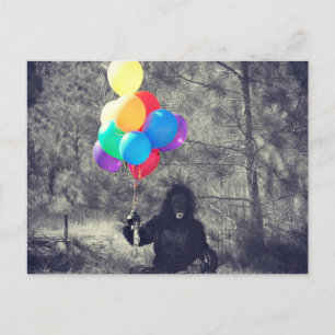 Geburtstagsballons Postkarte