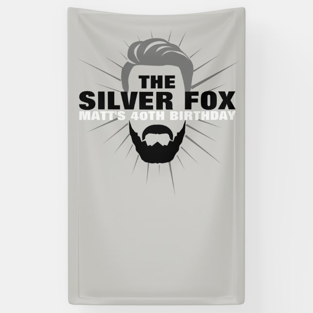 Geburtstagsbanner Banner (Vertikal)