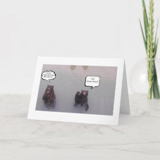 Geburtstagsbär Gruß Karte