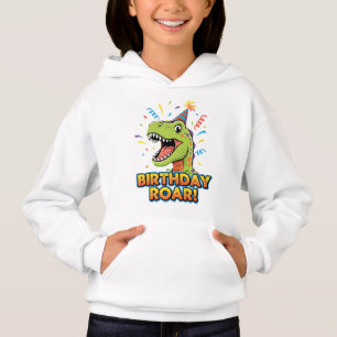 Geburtstagsbrüllen Süßes Dinosaurier-Geburtstagsfe Hoodie