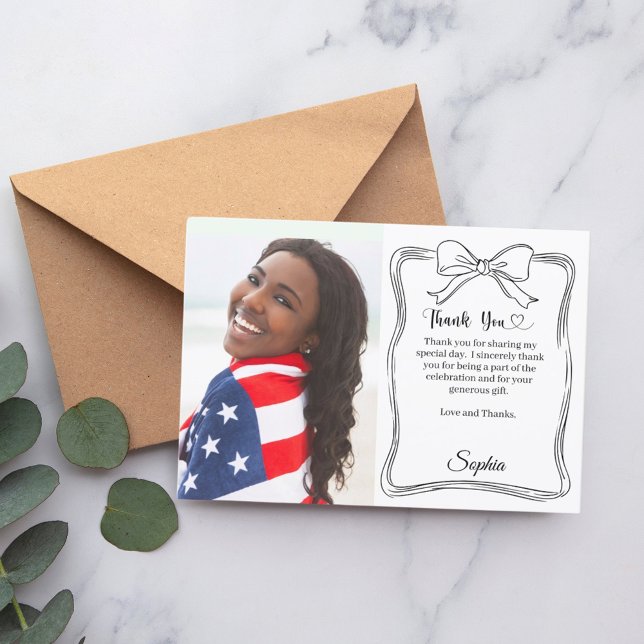 Geburtstagsbug Foto handschriftlich Dankeskarte (Von Creator hochgeladen)