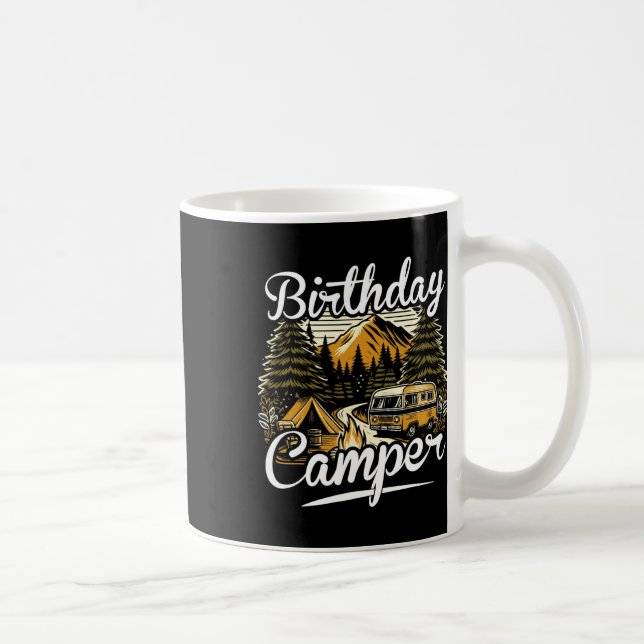 Geburtstagscamper Camping  Kaffeetasse (Rechts)
