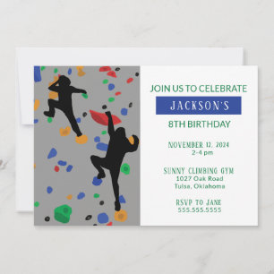 Geburtstagseinladung für Kletterparty Einladung