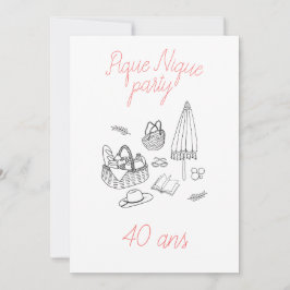 Geburtstagseinladung Picknicks Einladung