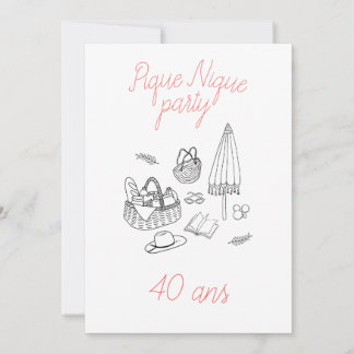 Geburtstagseinladung Picknicks Einladung