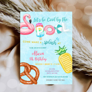 Geburtstagseinladung zur Poolparty Einladung