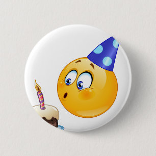 Geburtstagsemoji Button