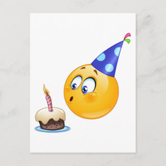 Geburtstagsemoji Postkarte