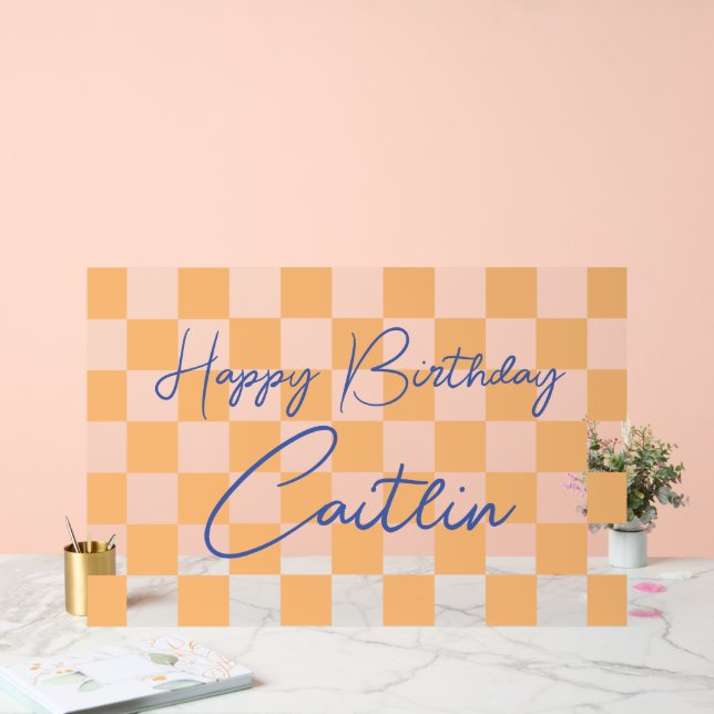 Geburtstagsempfang Acrylschild (Hochzeit)