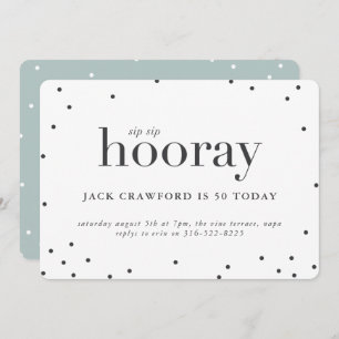 Geburtstagsfeier am Sip-Sip-Hooray Einladung