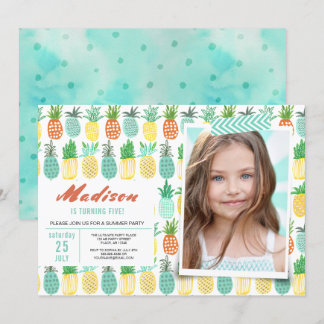 Geburtstagsfeier | Ananas | Einladungen