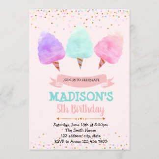 Geburtstagsfeier der Baumwolldose Einladung