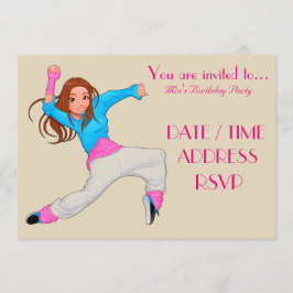 Geburtstagsfeier der Tanzhupe Einladung