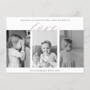 Geburtstagsfeier des Fotos Einladung