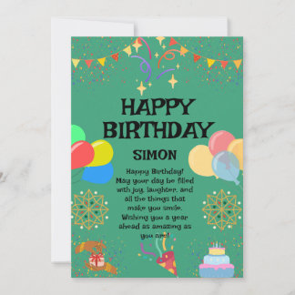 Geburtstagsfeier Einladung