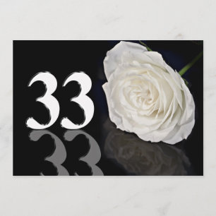 Geburtstagsfeier Einladung 33 Jahre alt