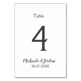 Geburtstagsfeier für Hochzeiten Tischnummer