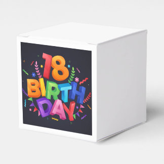 Geburtstagsfeier Geschenkschachtel