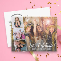 Geburtstagsfeier jedes Jahr Moderne FotoCollage