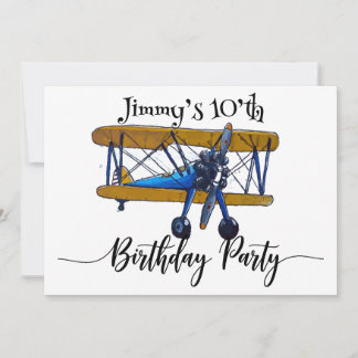 Geburtstagsfeier mit blau-gelben Zweifeln Save The Date