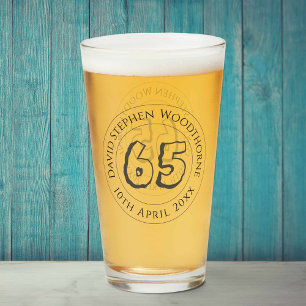 Geburtstagsfeier Personalisiert Glas