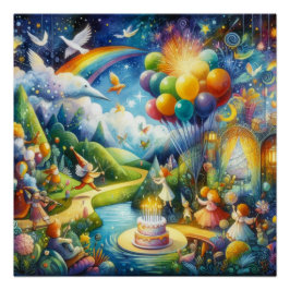 Geburtstagsfeier Poster