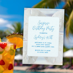 Geburtstagsfeier Sanddollars Einladung