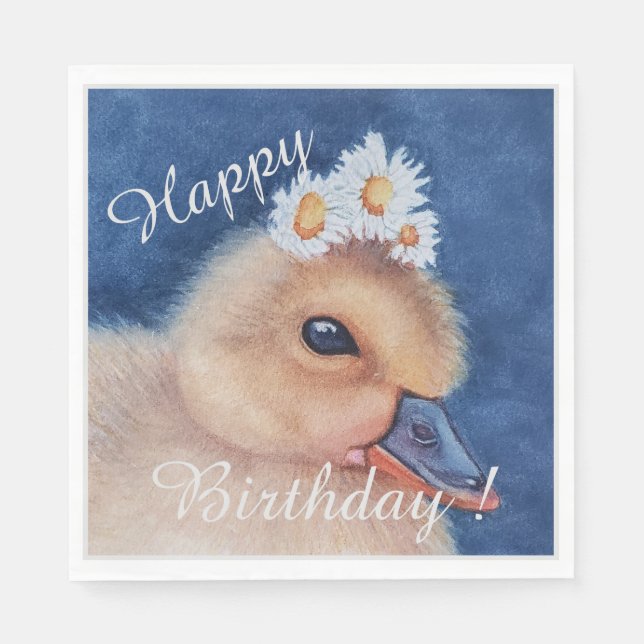 Geburtstagsfeier zum Party Serviette (Vorderseite)